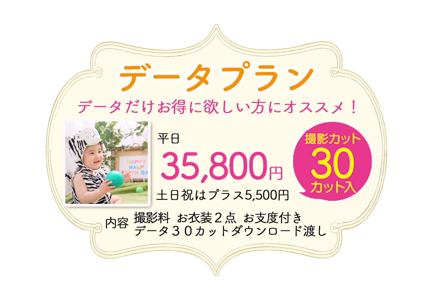 平日特典データプレゼント